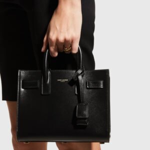 Saint Laurent Sac De Jour Nano Top-Handle Bag in Smooth Leather - Image 2