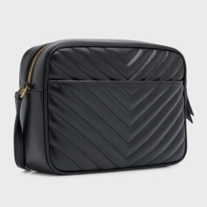 Saint Laurent Lou Medium YSL Camera Bag with Pocket in Quilted Leather - Image 3