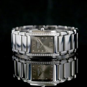 Patek Philippe Twenty~4 4910/10A-010 factory diamond setting Top condition grey dial - Image 7