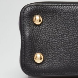 Louis Vuitton Black Taurillon Leather Flower Crown Capucines PM541906 Bag - Image 5