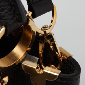 Louis Vuitton Black Taurillon Leather Flower Crown Capucines PM541906 Bag - Image 8