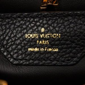 Louis Vuitton Black Taurillon Leather Flower Crown Capucines PM541906 Bag - Image 11
