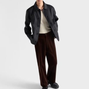 Prada Monolith Loafer Black Brushed Leather full range - Image 8