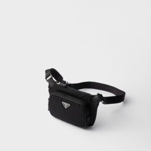 Re-Nylon and Saffiano leather shoulder bag - Image 2