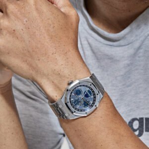 Audemars Piguet Royal Oak Perpetual Calendar 26574ST blue dial - Image 5