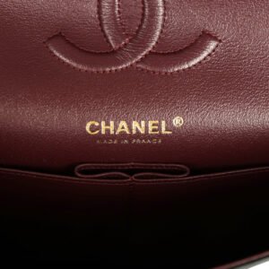 Chanel Medium Classic Double Flap Black Lambskin Gold Hardware - Image 7