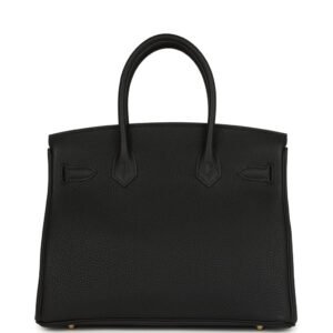 Hermès Birkin 30 Black Togo Gold Hardware - Image 4