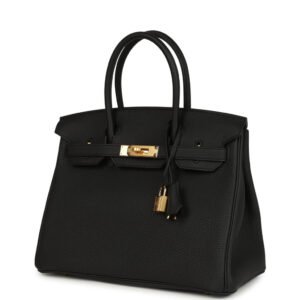Hermès Birkin 30 Black Togo Gold Hardware - Image 2