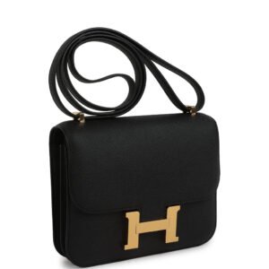 Hermès Constance 1-18 Black Epsom Gold Hardware - Image 2