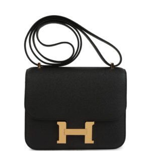 Hermès Constance 1-18 Black Epsom Gold Hardware - Image 1