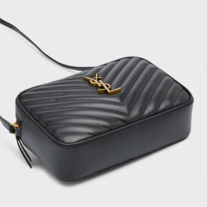 Saint Laurent Lou Medium YSL Camera Bag with Pocket in Quilted Leather - Image 6