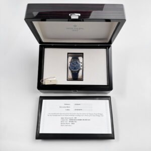 Patek Philippe Complications 5172G-001 Chronograph White Gold Blue Dial - Image 2