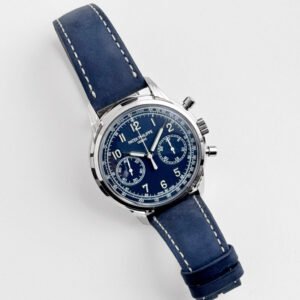 Patek Philippe Complications 5172G-001 Chronograph White Gold Blue Dial - Image 10