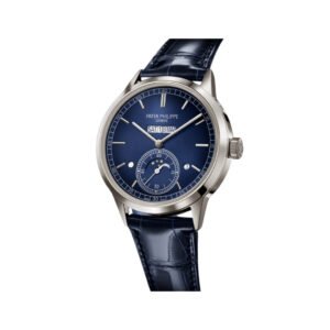 Patek Philippe Grand Complications 5236P-001 In-Line Perpetual Calendar Platinum Blue Dial - Image 6