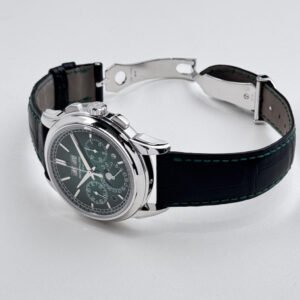 Patek Philippe Perpetual Calendar 5270P-014, Perpetual Calendar, Platinum, Green Dial, 41 mm - Image 8