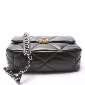Chanel Quilted Lambskin 19 Small Flap RFID Black - Image 5