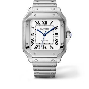 Cartier Santos de Cartier, Medium Model Reference#: WSSA0029, 42 mm x 35 mm, Stainless Steel - Image 1