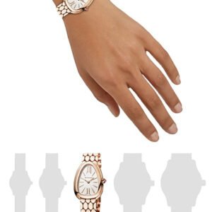 Serpenti Seduttori 18K Rose Gold Bracelet Watch - Image 2