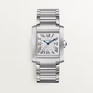 Cartier Cartier Tank Française Large 36.7 mm x 30.5 mm Silver Dial Steel Bracelet WSTA0067 - Image 1