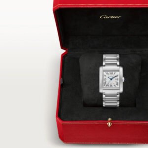 Cartier Cartier Tank Française Large 36.7 mm x 30.5 mm Silver Dial Steel Bracelet WSTA0067 - Image 2