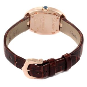 Cartier Baignoire Silver Dial Rose Gold Ladies Watch W8000007 - Image 5