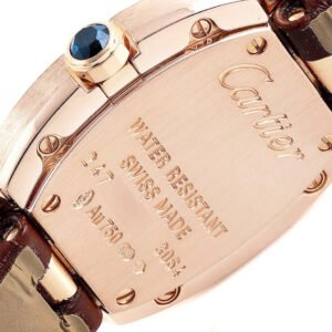 Cartier Baignoire Silver Dial Rose Gold Ladies Watch W8000007 - Image 6