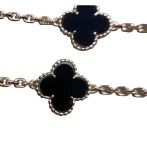 Vintage Alhambra long necklace, 20 motifs - Image 2