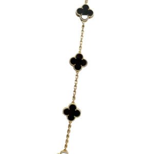 Vintage Alhambra long necklace, 20 motifs - Image 7