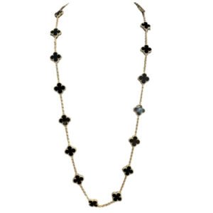 Vintage Alhambra long necklace, 20 motifs - Image 1