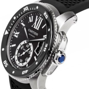 Cartier Calibre de Cartier Automatic Diver Black Dial Men's Watch W7100056 - Image 2