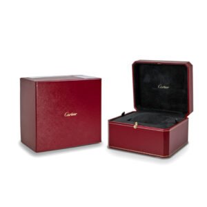 Cartier  Tank Must Large Silver Dial Leather Strap Women's Watch WSTA0041 - Image 2