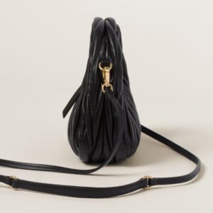 Miu Miu Wander matelassé nappa leather hobo mini-bag - Image 4