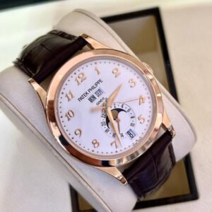 Patek Philippe Annual Calendar 5396R-012 Annual Calendar 18K Rose Gold Silver Dial - Image 5