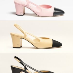 Chanel Two-Tone Slingback full range - Image 1