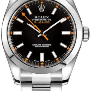 Rolex Milgauss Black Dial Oystersteel 40mm Men's Watch 116400-0001 - Image 1