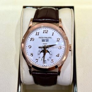 Patek Philippe Annual Calendar 5396R-012 Annual Calendar 18K Rose Gold Silver Dial - Image 3