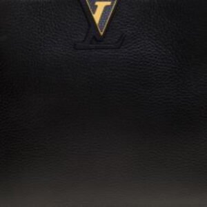 Louis Vuitton Black Taurillon Leather Capucines MM Bag - Image 4